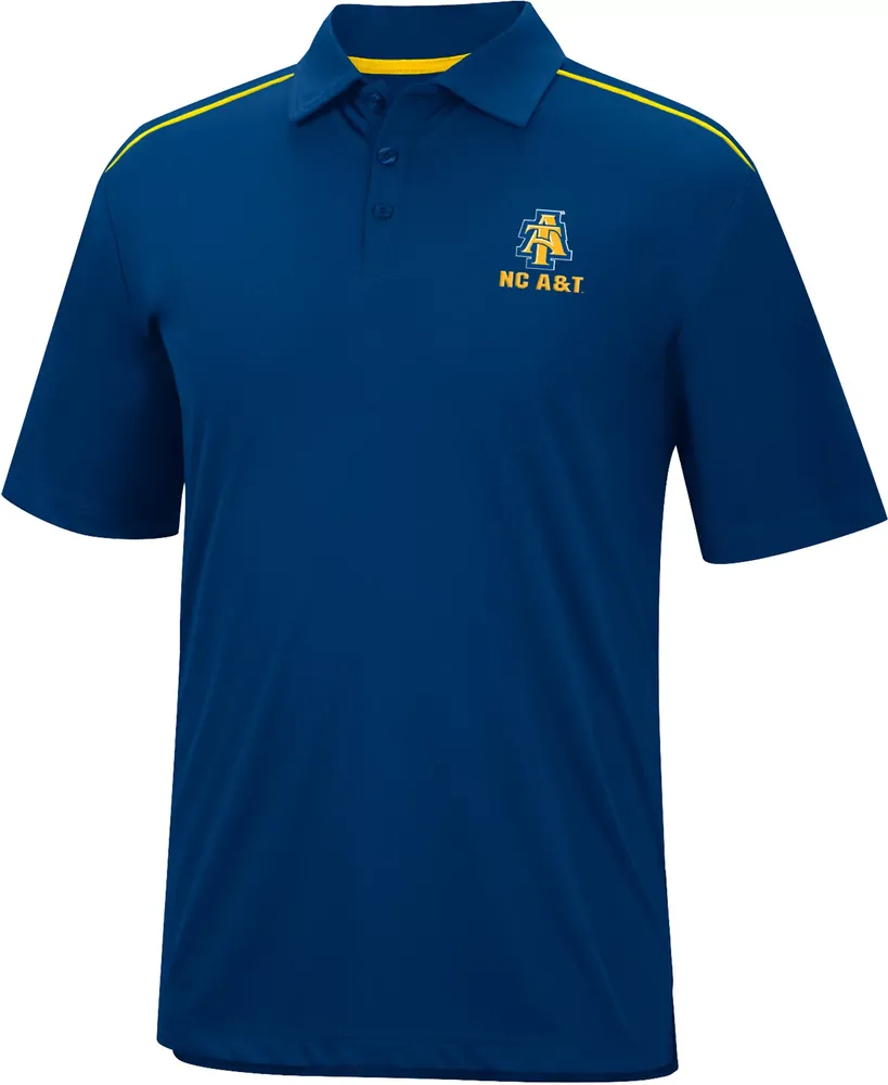 Colosseum Men's North Carolina A&T Aggies Aggie Blue Polo