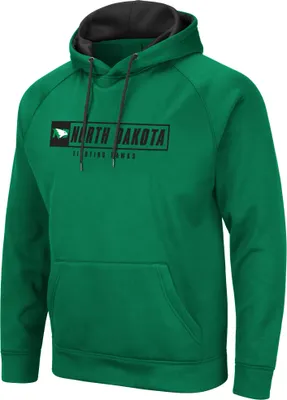 Colosseum Men's North Dakota Fighting Hawks Blak Hoodie