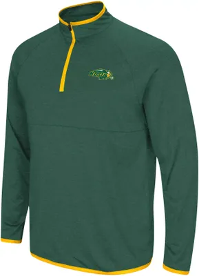 Colosseum Men's North Dakota State Bison Green Rival 1/4 Zip Jacket