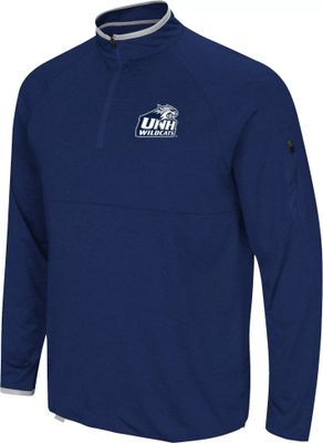 Colosseum Men's New Hampshire Wildcats Navy Rival 1/4 Zip Jacket