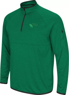 Colosseum Men's North Texas Mean Green Rival 1/4 Zip Jacket