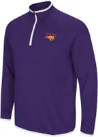 Colosseum Men's Northern Iowa Panthers  Purple Rival 1/4 Zip Jacket