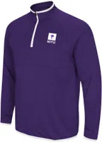 Colosseum Men's NYU Violets Purple Rival 1/4 Zip Jacket