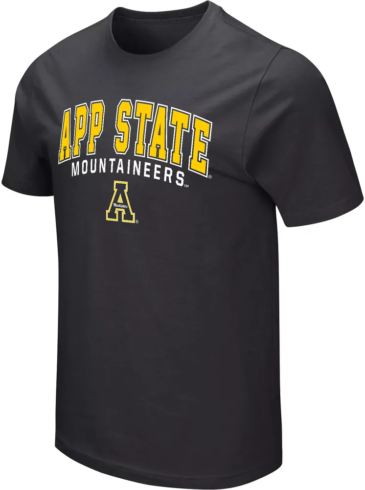 Colosseum Men's Appalachian State Mountaineers Black T-Shirt