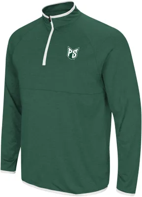 Colosseum Men's Portland State Vikings Green Rival 1/4 Zip Jacket