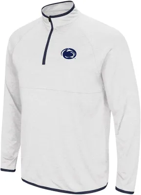 Colosseum Men's Penn State Nittany Lions White Rival 1/4 Zip Jacket