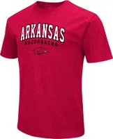 Colosseum Men's Arkansas Razorbacks Cardinal Playbook T-Shirt