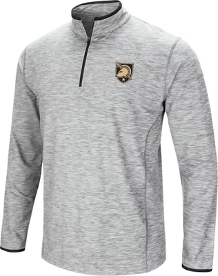 Colosseum Men's Army West Point Black Knights Grey Slub 1/4 Zip Jacket