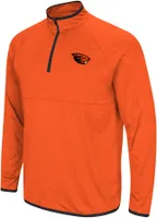 Colosseum Men's Oregon State Beavers Orange Rival 1/4 Zip Jacket