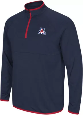 Colosseum Men's Arizona Wildcats Navy Rival 1/4 Zip Jacket