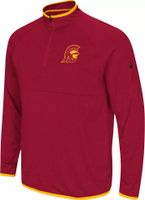 Colosseum Men's USC Trojans Cardinal Rival 1/4 Zip Jacket