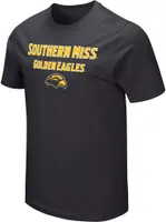 Colosseum Men's Southern Miss Golden Eagles Black T-Shirt