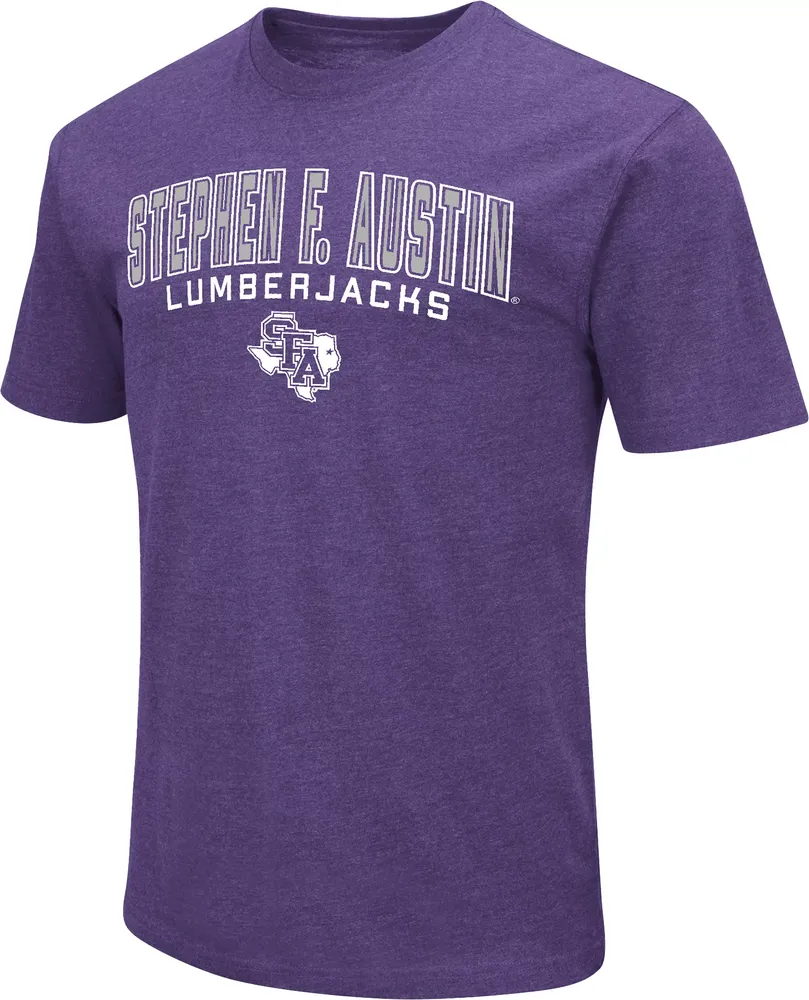 Colosseum Men's Stephen F. Austin Lumberjacks Purple Promo T-Shirt