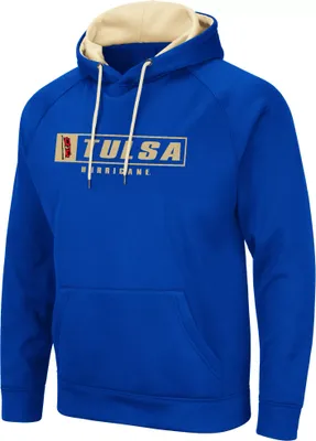 Colosseum Men's Tulsa Golden Hurricane Blue Hoodie