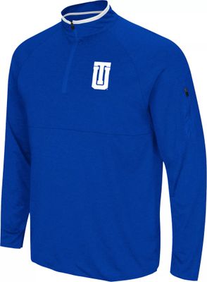 Colosseum Men's Tulsa Golden Hurricane Royal Rival 1/4 Zip Jacket