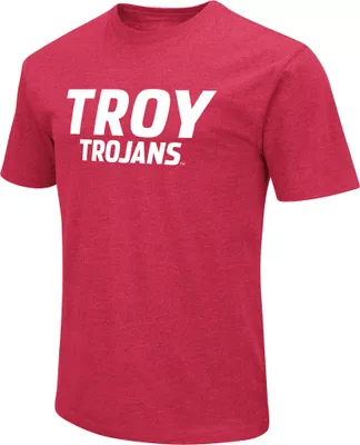 Colosseum Men's Troy Trojans Cardinal Promo T-Shirt