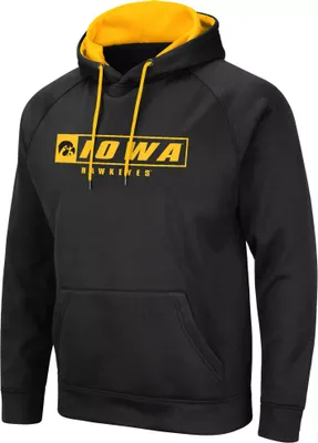 Colosseum Men's Iowa Hawkeyes Black Hoodie