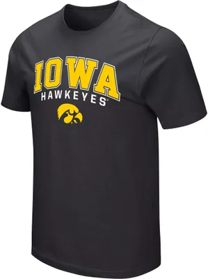 Colosseum Men's Iowa Hawkeyes Black T-Shirt