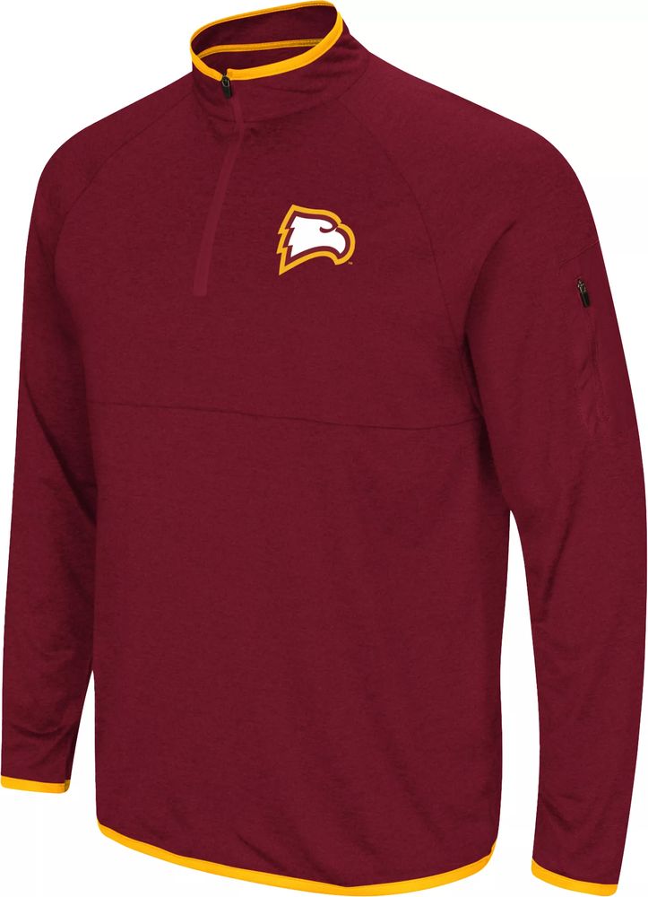 Colosseum Men's Winthrop  Eagles Maroon Rival 1/4 Zip Jacket