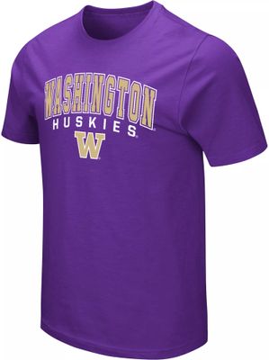 Colosseum Men's Washington Huskies Purple T-Shirt