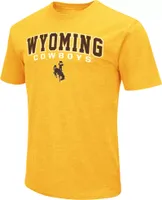 Colosseum Men's Wyoming Cowboys Gold Promo T-Shirt