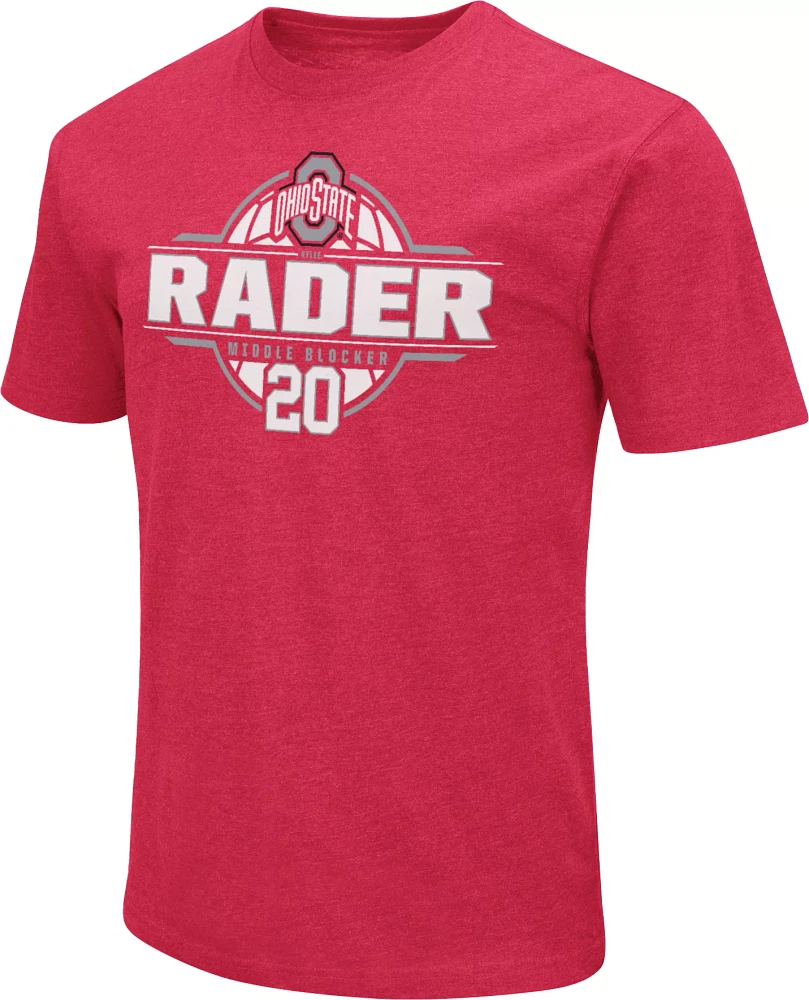 Colosseum Ohio State Buckeyes Scarlet Rylee Rader T-Shirt