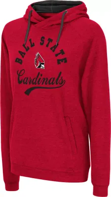 Colosseum Women's Ball State Cardinals Cardinal Hoodie