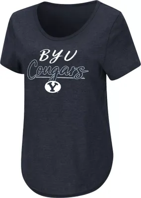 Colosseum Women's BYU Cougars Blue Promo T-Shirt