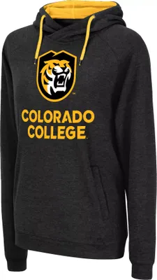 Colosseum Women's Colorado College Tigers Black Hoodie