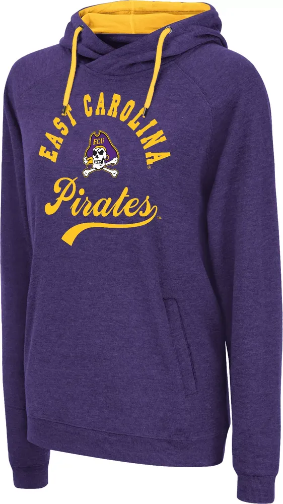 Colosseum Women's East Carolina Pirates Purple Hoodie