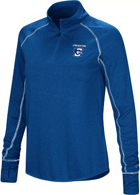 Colosseum Women's Creighton Bluejays Blue Stingray 1/4 Zip Jacket