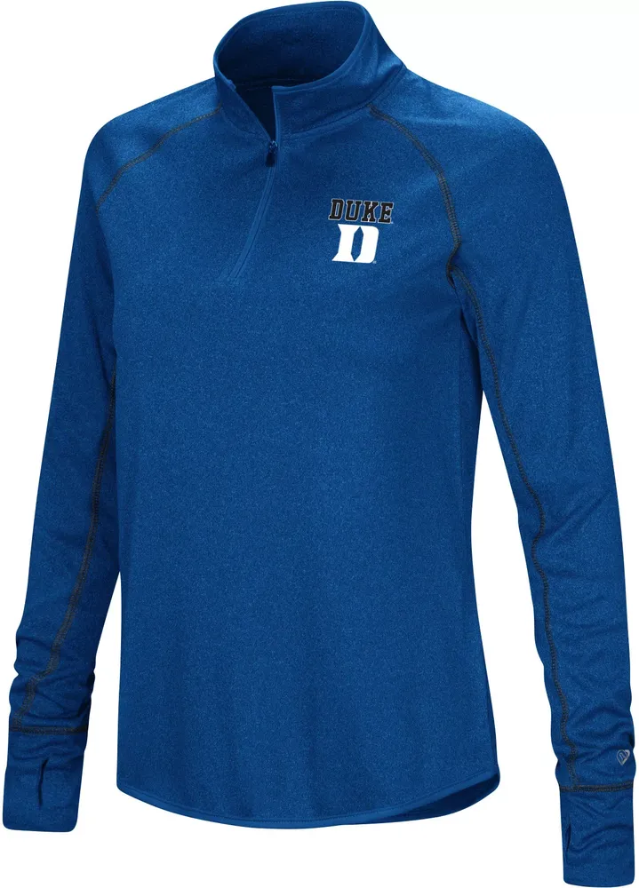 Colosseum Women's Duke Blue Devils Stingray 1/4 Zip Jacket