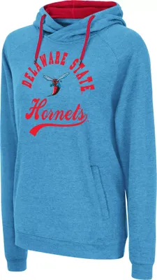 Colosseum Women's Delaware State Hornets Columbia Blue Hoodie