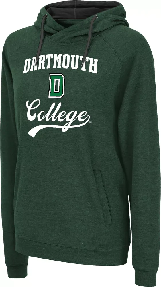 Colosseum Women's Dartmouth Big Green Green Hoodie