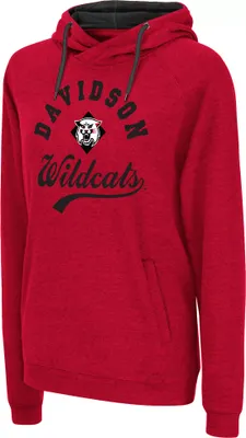 Colosseum Women's Davidson Wildcats Red Hoodie