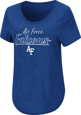 Colosseum Women's Air Force Falcons Blue Promo T-Shirt