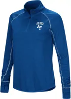 Colosseum Women's Air Force Falcons Royal Stingray 1/4 Zip Jacket