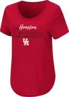 Colosseum Women's Houston Cougars Red Promo T-Shirt