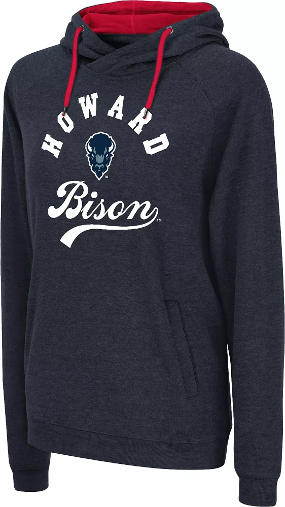 Colosseum Women's Howard Bison Blue Hoodie