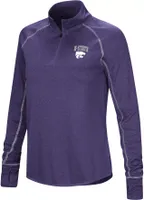 Colosseum Women's Kansas State Wildcats Purple Stingray 1/4 Zip Jacket