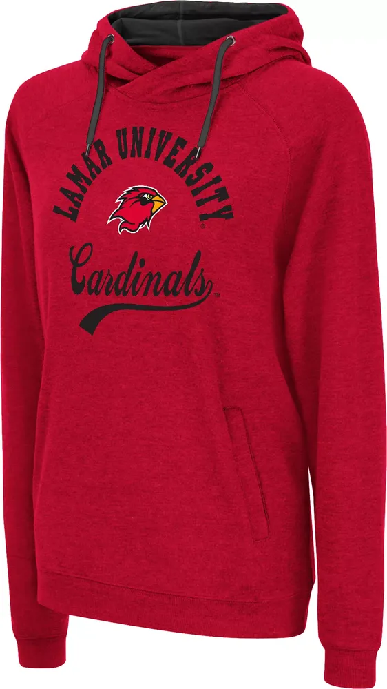 Colosseum Women's Lamar Cardinals Red Hoodie