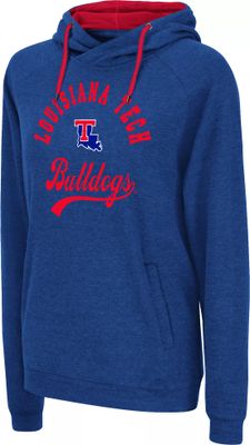 Colosseum Women's Louisiana Tech Bulldogs Blue Hoodie