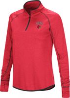 Colosseum Women's Louisville Cardinals Cardinal Red Stingray 1/4 Zip Jacket