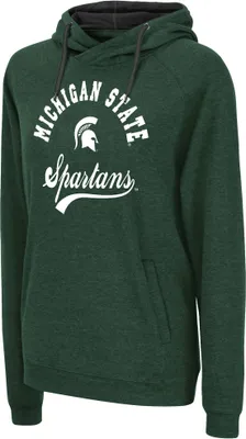 Colosseum Women's Michigan State Spartans Green Hoodie