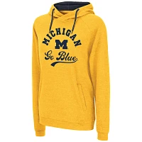 Colosseum Women's Michigan Wolverines Maize Hoodie