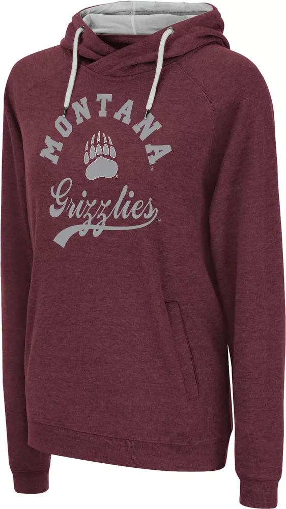 Colosseum Women's Montana Grizzlies Maroon Hoodie