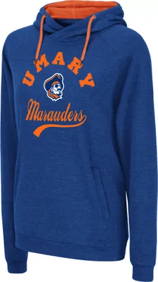 Colosseum Women's Mary Marauders Blue Hoodie