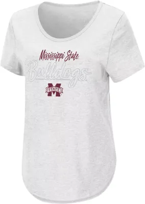 Colosseum Women's Mississippi State Bulldogs White Promo T-Shirt