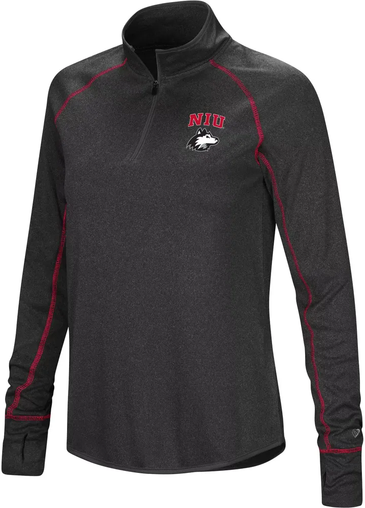 Colosseum Women's Northern Illinois Huskies Black Stingray 1/4 Zip Jacket