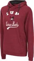 Colosseum Women's IUP Crimson Hawks Maroon Hoodie